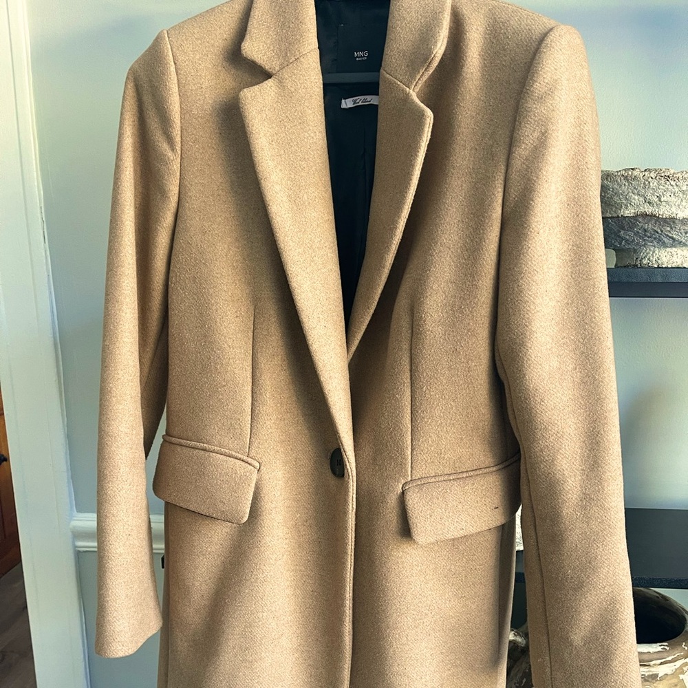 Mango camel coat